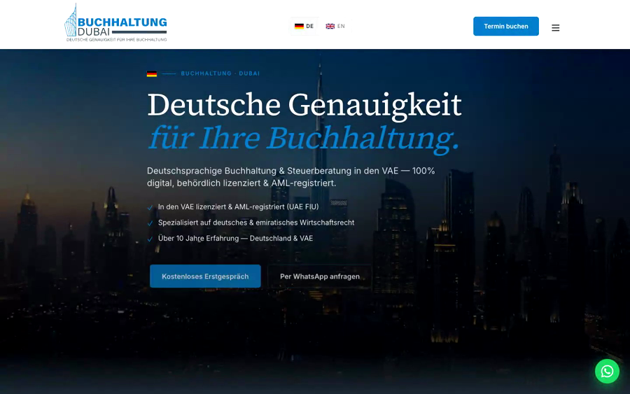 Buchhaltung Dubai — Desktop