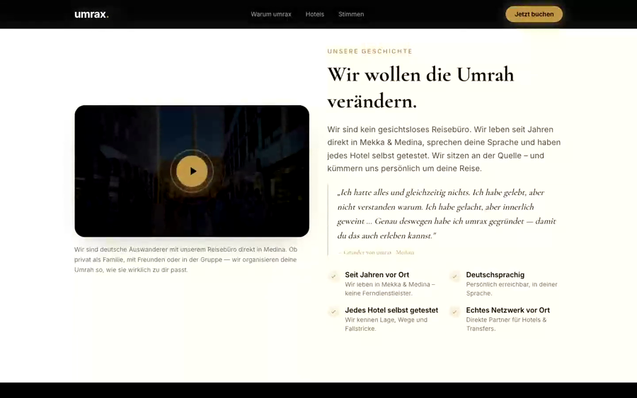 umrax — Dubai-Based Travel Platform